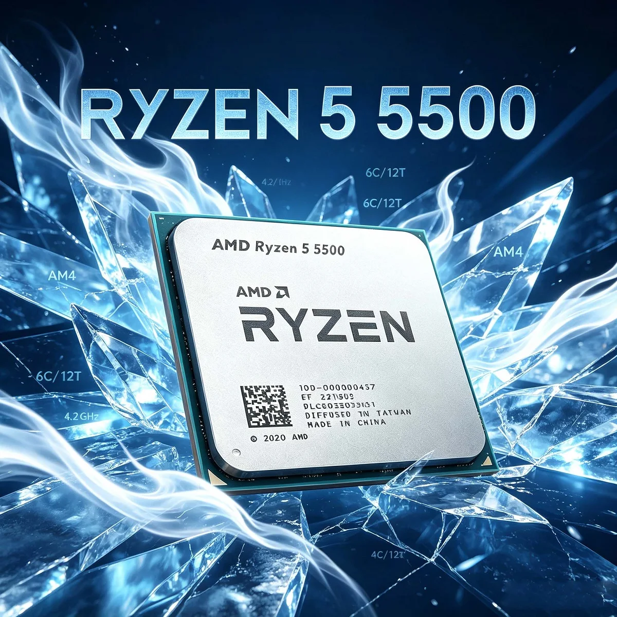 Amd Cpu Ryzen 5 - Processador AMD Ryzen 5 5500 R5