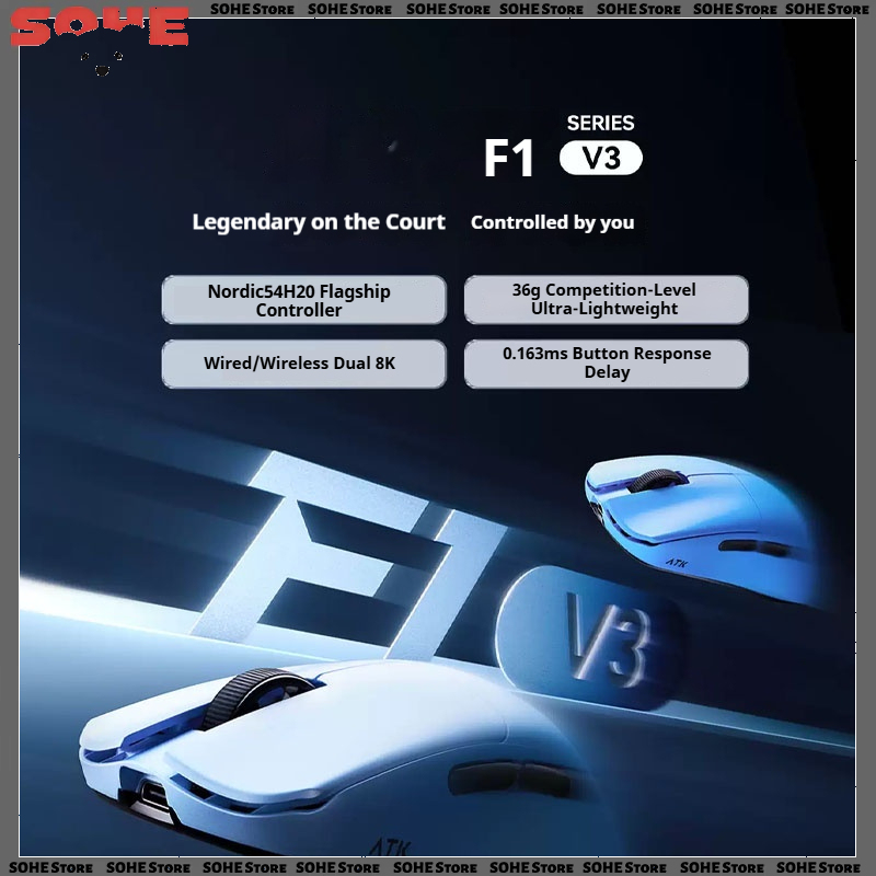 Ultimate Esports Gaming - Mouse Gamer Sem Fio ATK Blazing