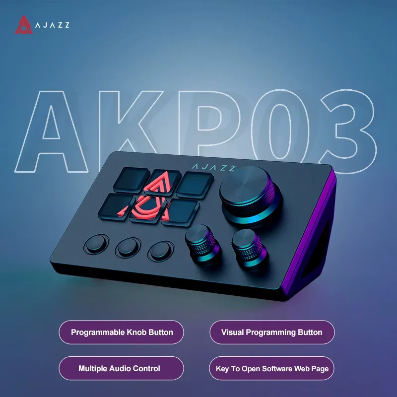 Elgato Stream Deck - Controlador de Painel Ajazz AKP03E/153E para