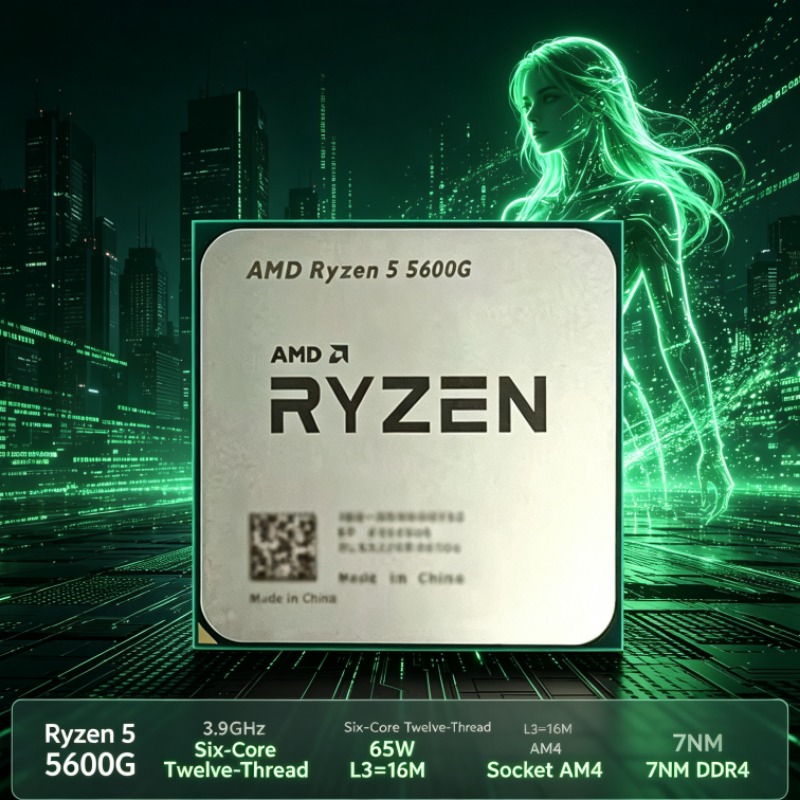 Amd Cpu Ryzen 5 - Processador AMD Ryzen 5 5600G CPU