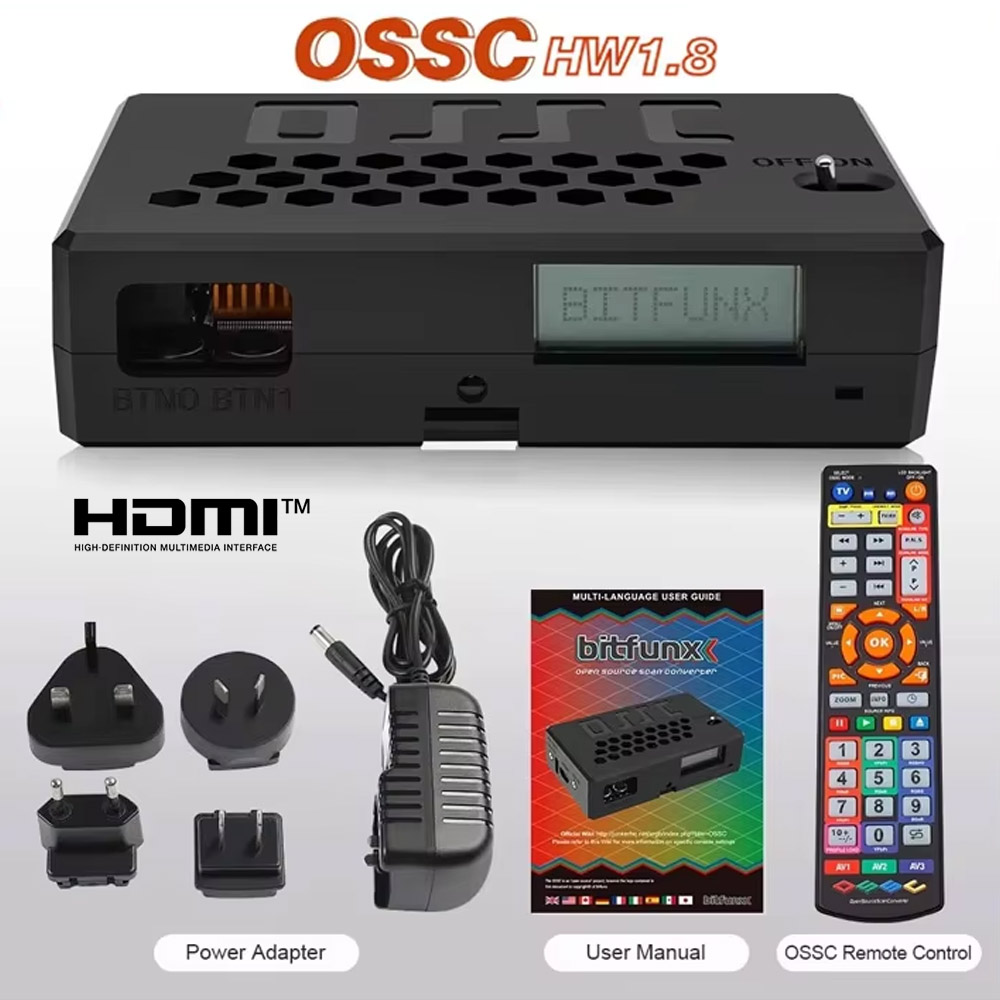Elgato Stream Deck - BitFunx V1.8 OSSC Upscaler Conversor de