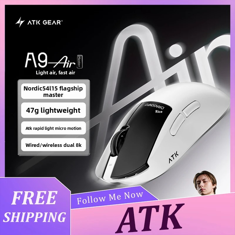 Ultimate Esports Gaming - Mouse Gamer ATK A9 Air Ultimate