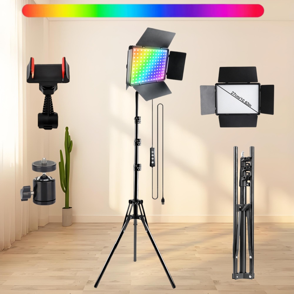 Kit de Luz de Painel LED RGB d - Led Light Panel Stream avaliação e preço