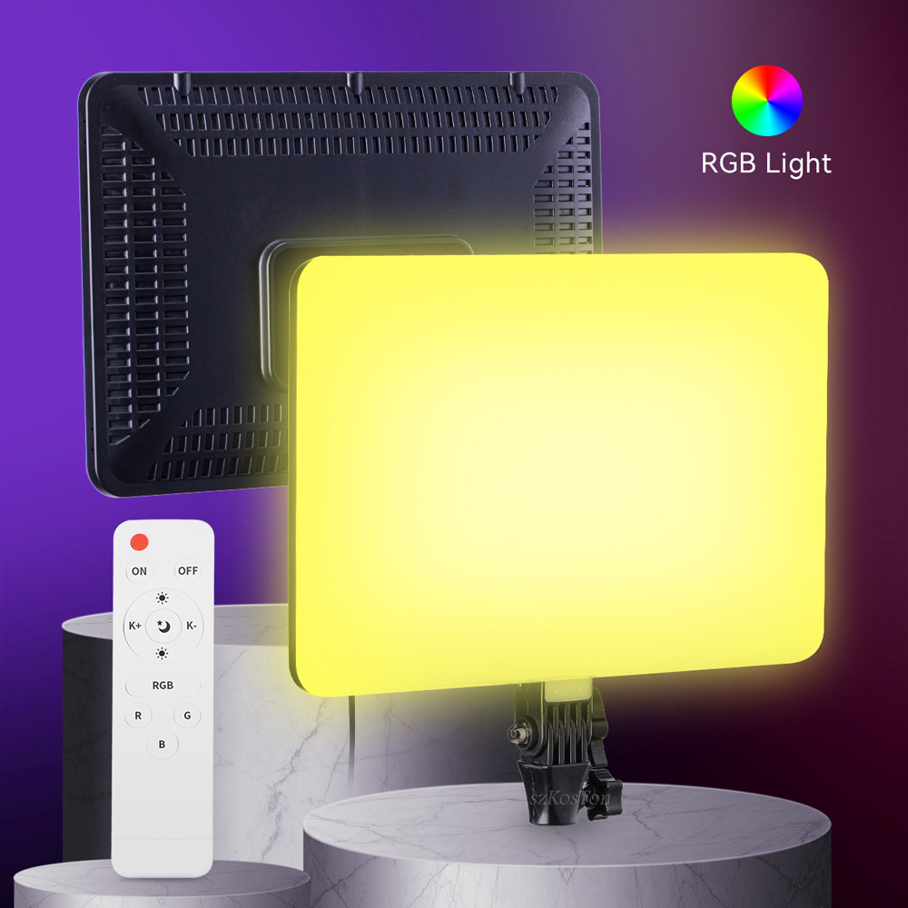 Luz de vídeo led rgb 14 '', co - Led Light Panel Stream avaliação e preço