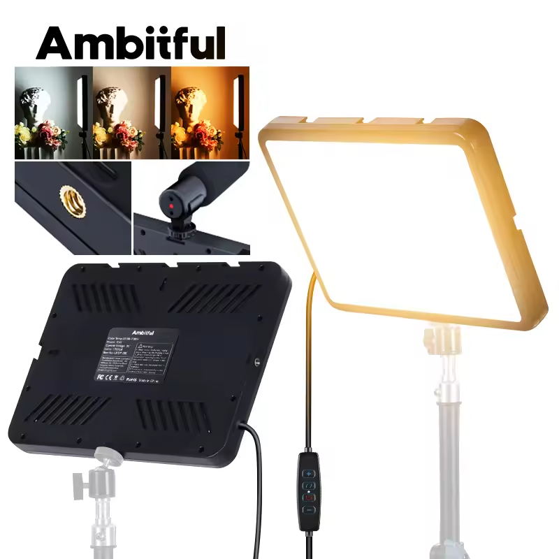 Luz de Vídeo Ambitful 280 LED  - Led Light Panel Stream avaliação e preço
