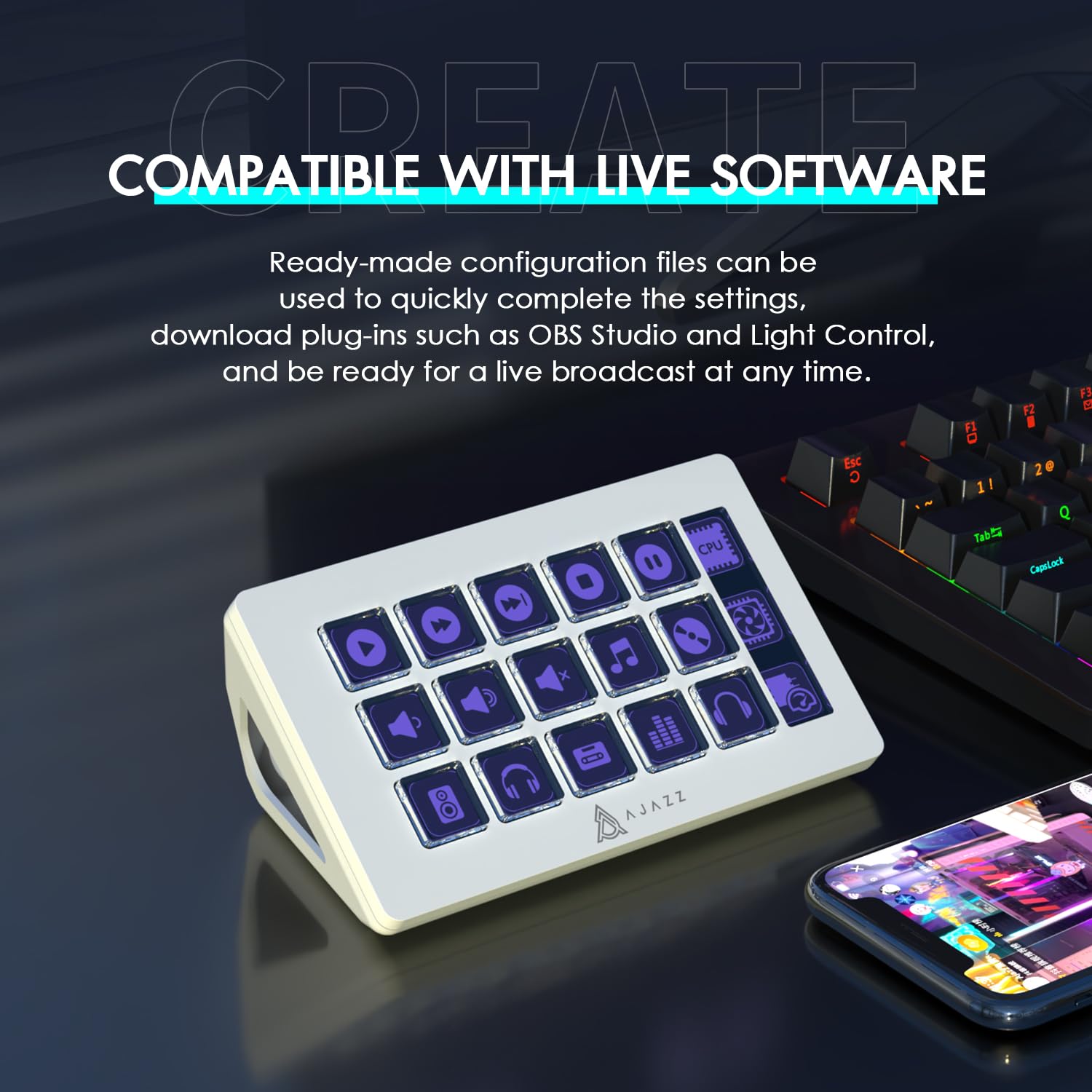 ATTACK SHARK x AJAZZ AKP153 ST - Elgato Stream Deck avaliação e preço