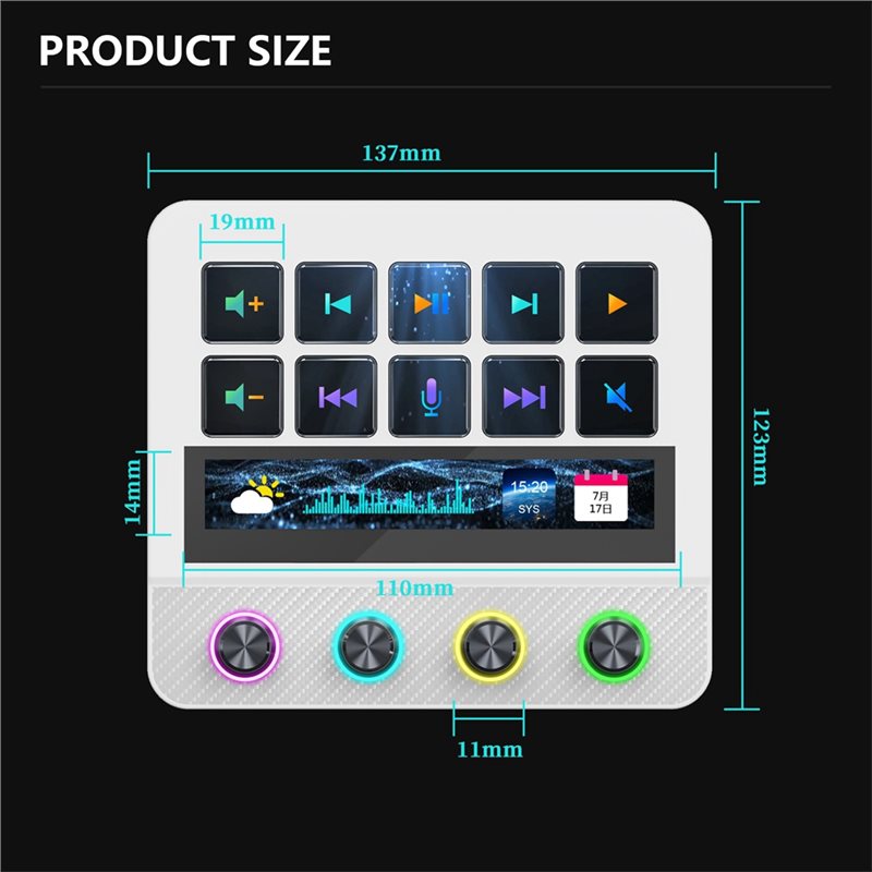 Entrega em 24 Horas Mirabox N4 - Elgato Stream Deck avaliação e preço