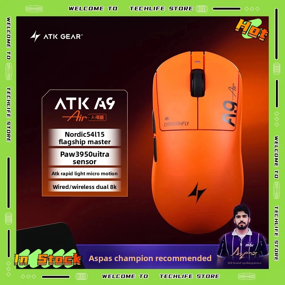 Mouse Gamer ATK A9 Air Ultimat - Ultimate Esports Gaming avaliação e preço