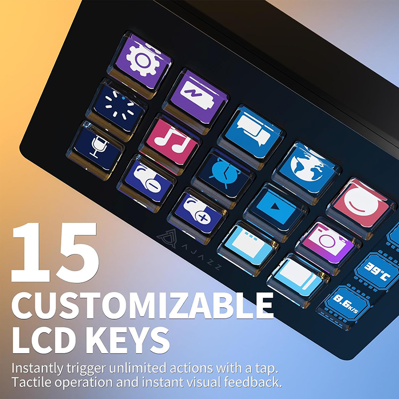 AJAZZ AKP153E/AKP03E Painel de - Elgato Stream Deck avaliação e preço