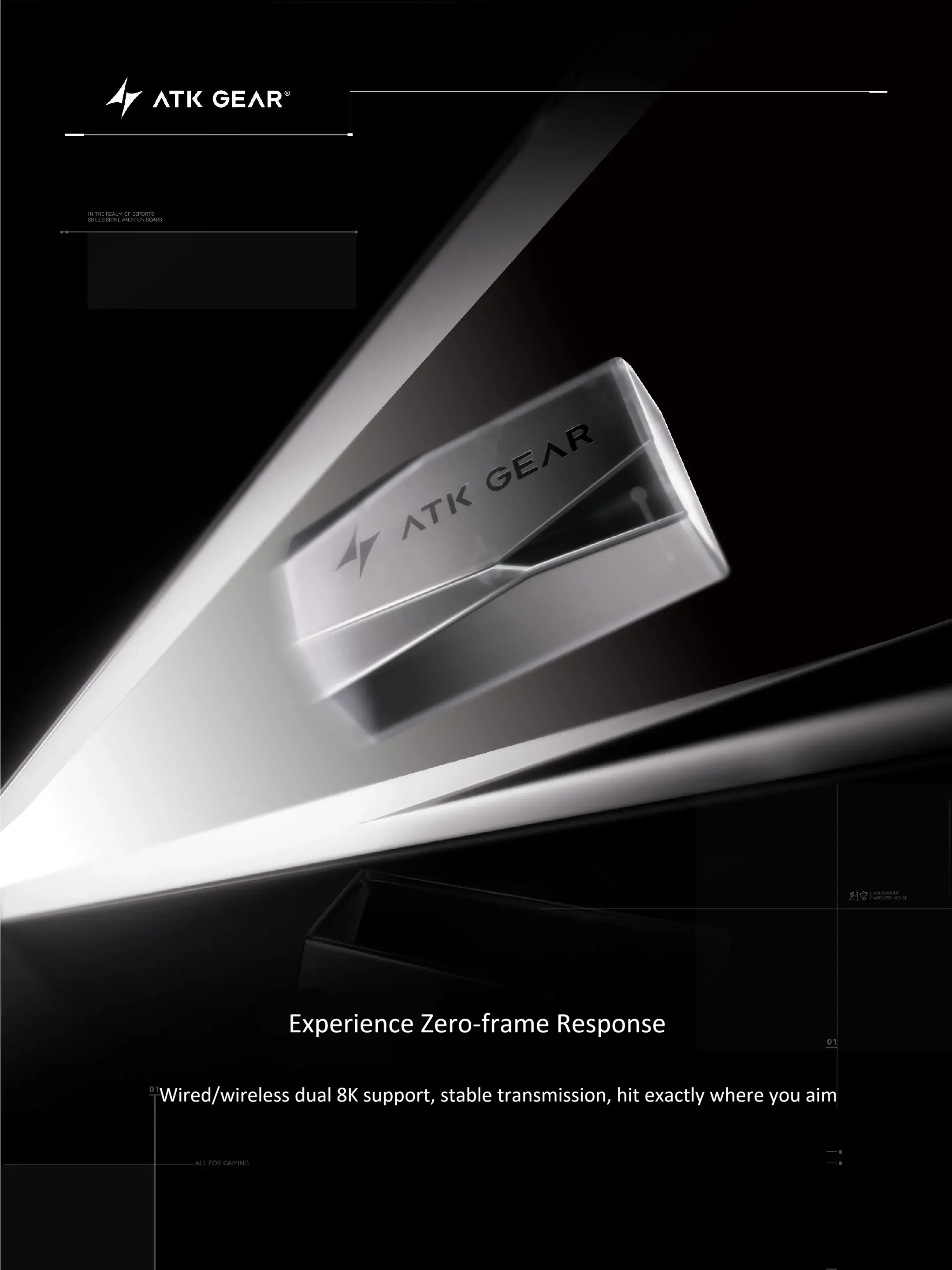 Mouse Gamer Sem Fio ATK ZERO T - Zero Esports Gaming Gear avaliação e preço