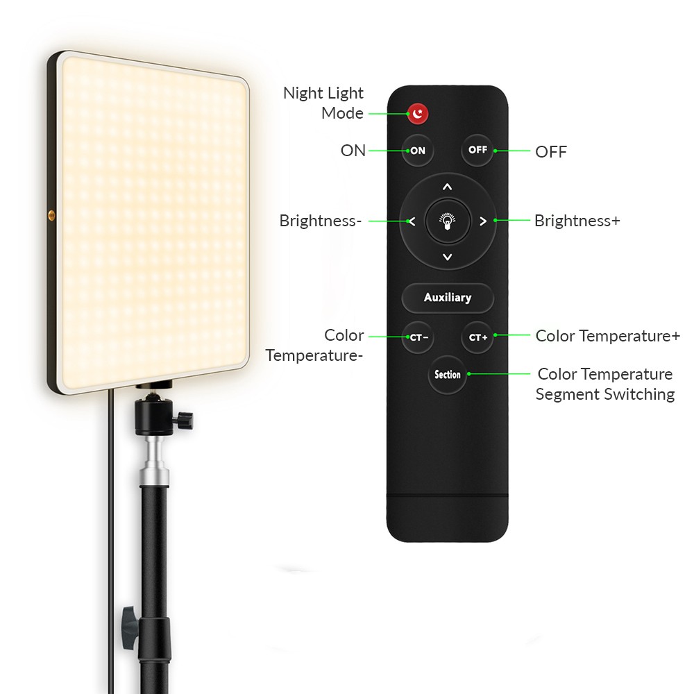 Painel de luz de vídeo led reg - Led Light Panel Stream avaliação e preço