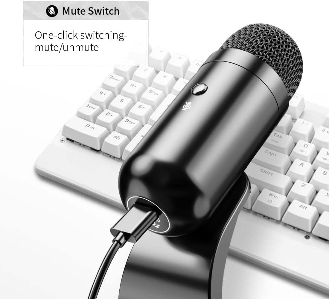Microfone USB Profissional Con - Esports Gaming avaliação e preço